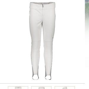 Obermeyer White (snowcat side stripe) Jinks ITB Ski Pants Size 8